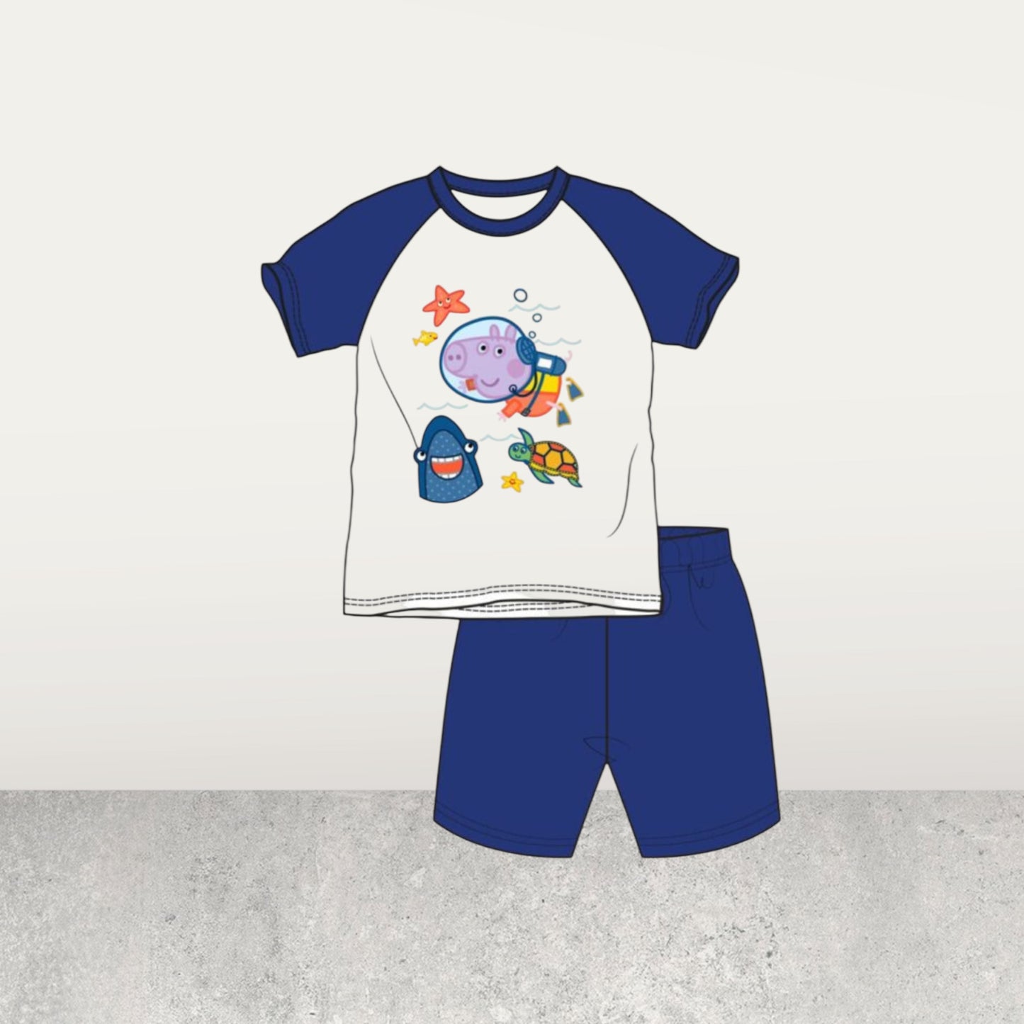 Peppa ‘George Pig’ Short Pyjama Set