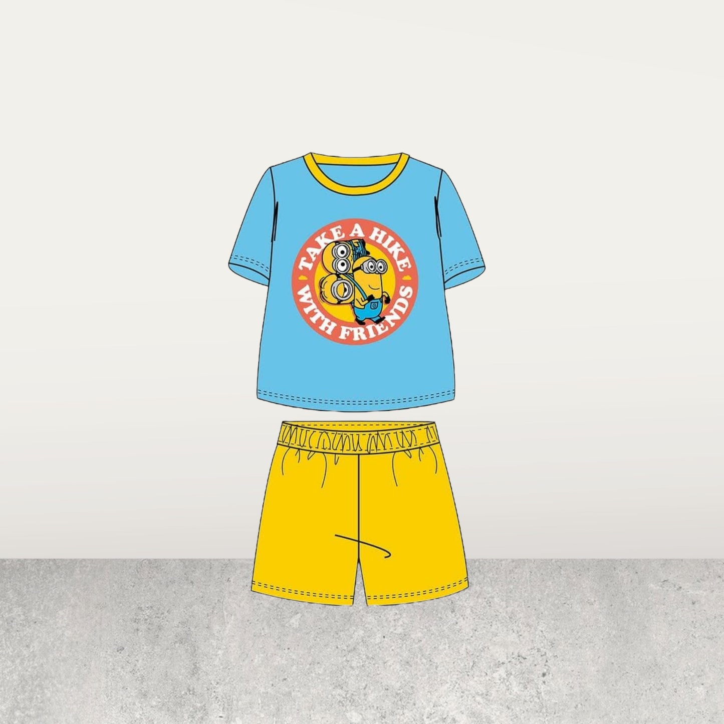 Minions Short Boys Pyjama Set