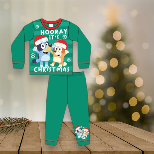 Christmas Bluey Boys Pyjama Set