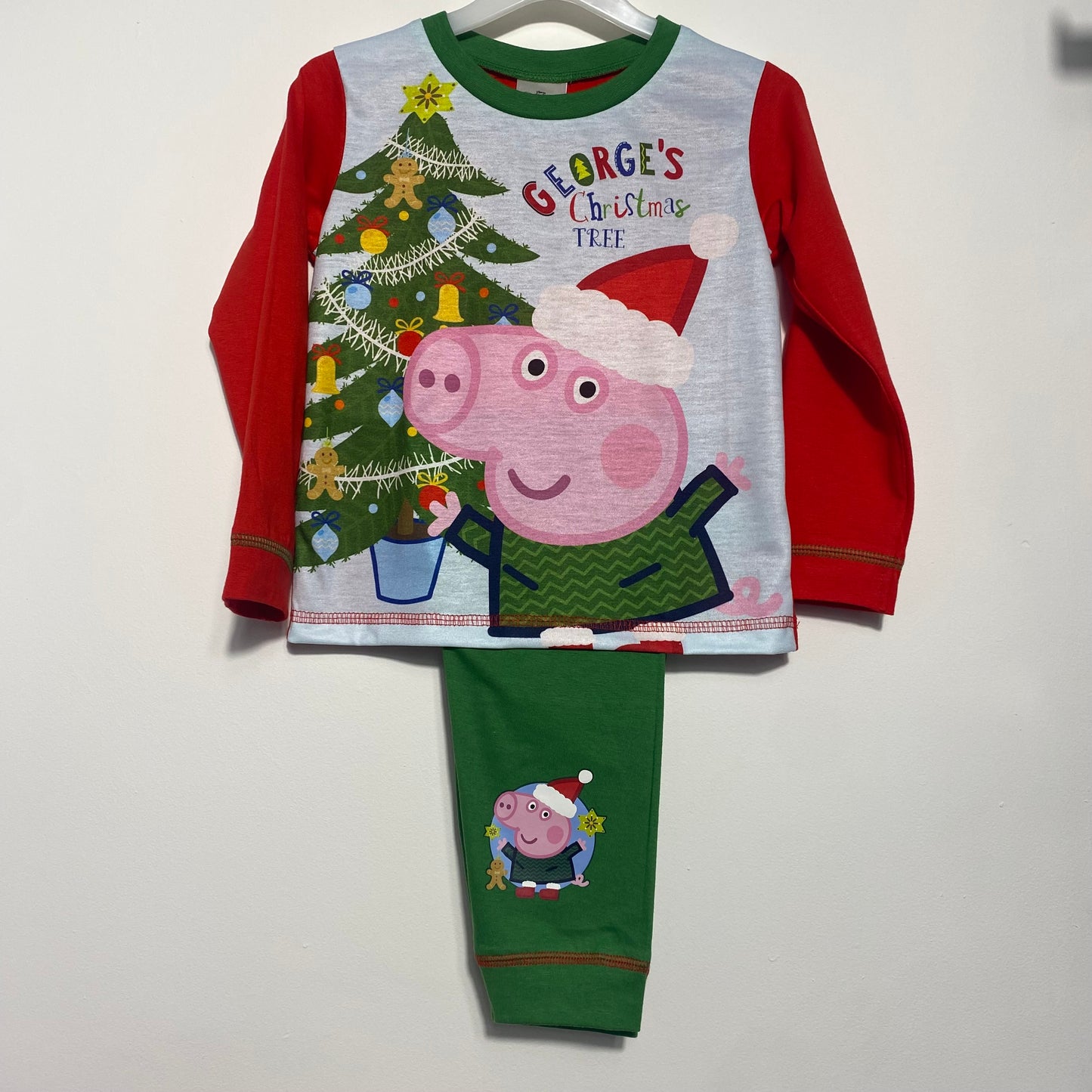 Christmas Peppa ‘George’ Boys Pyjama Set