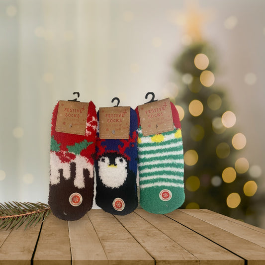 Christmas Fluffy Socks