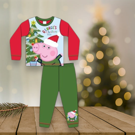 Christmas Peppa ‘George’ Boys Pyjama Set
