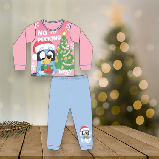 Christmas Bluey Girls Pyjama Set